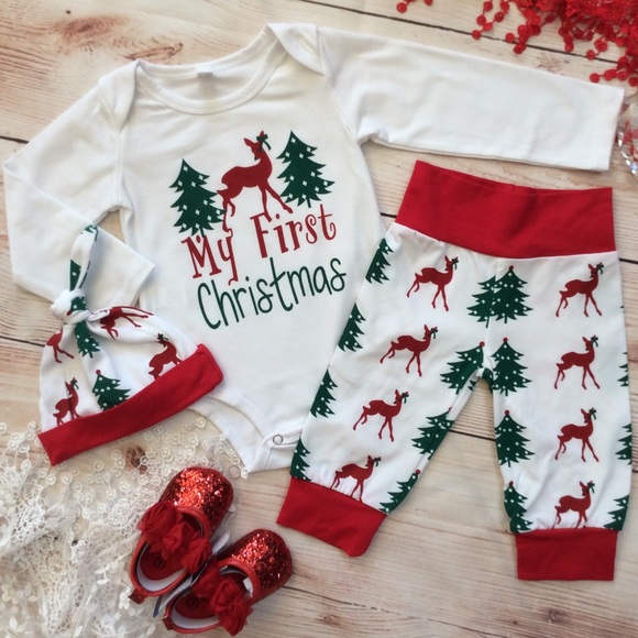 baby girl christmas outfit boutique